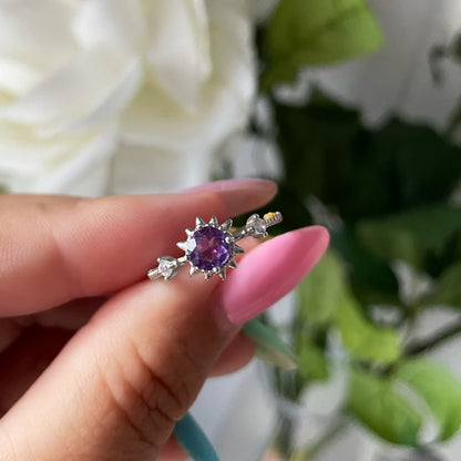 Stellar Amethyst Ring