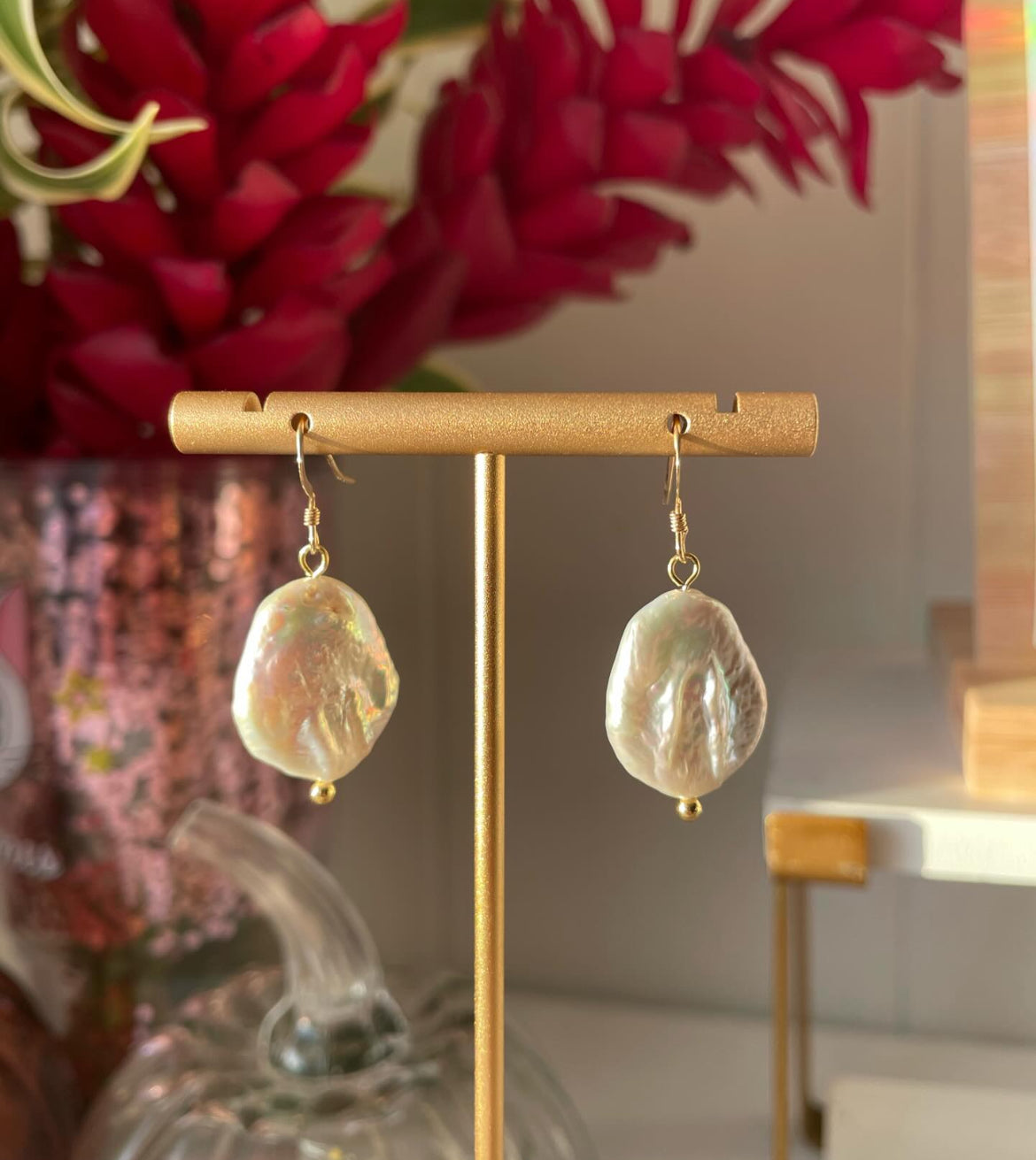 Mermaid Kiss Pearl Earrings