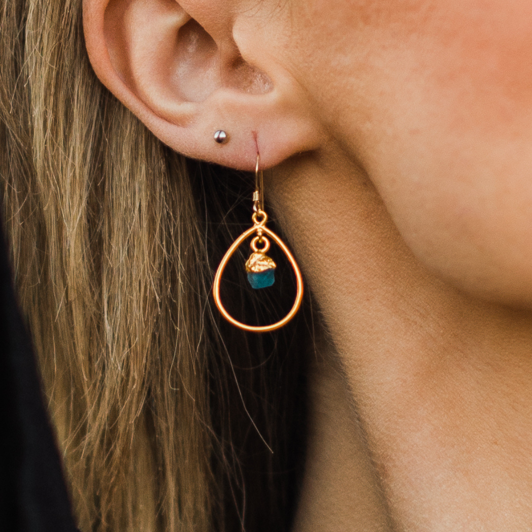 Belle Blue Apatite Earrings