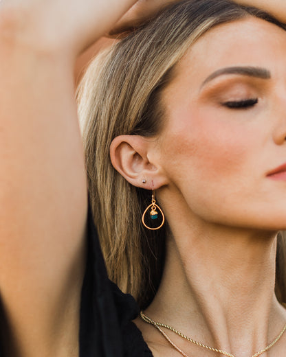 Belle Blue Apatite Earrings